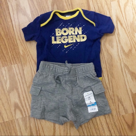 Nike Other - Nike “Born Legend” Onesie and NWT Shorts